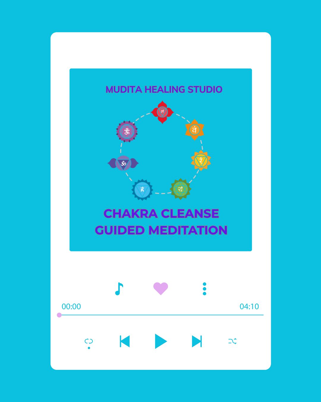 MUDITA - CHAKRA CLEANSE MEDITATION (Audio)