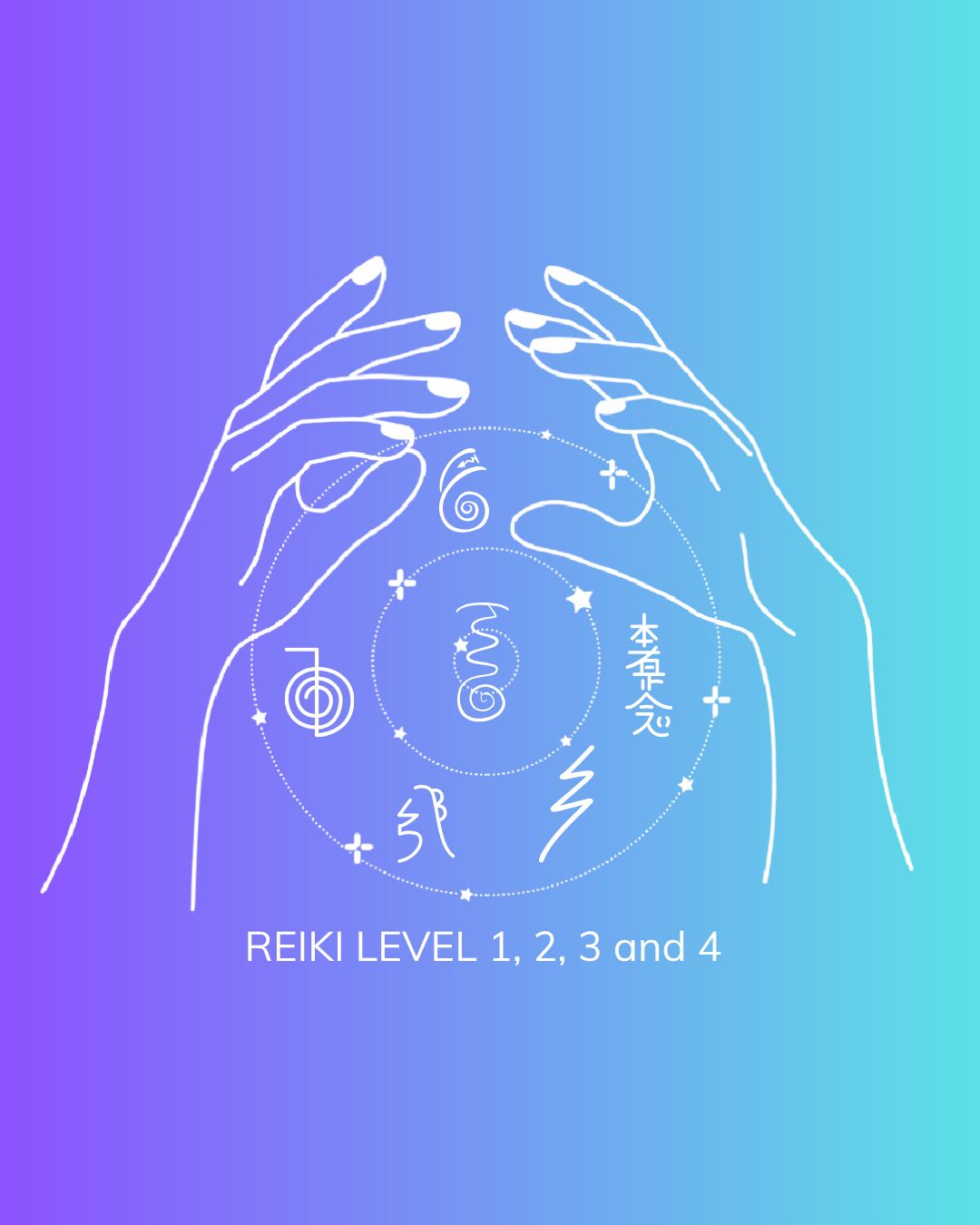 USAI REIKI LEVELS - 1,2,3, or 4 (individual)