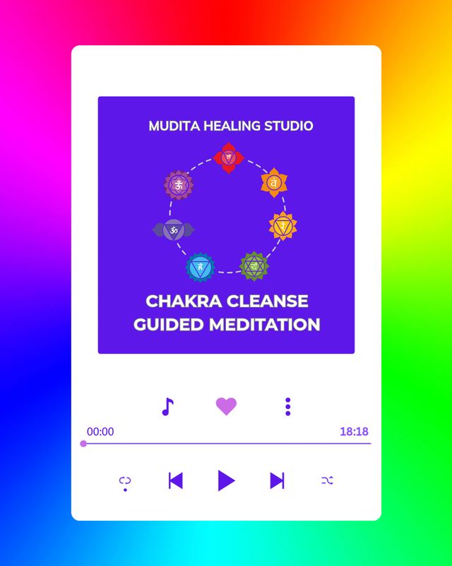 MUDITA - CHAKRA CLEANSE GUIDED MEDITATION (Audio)