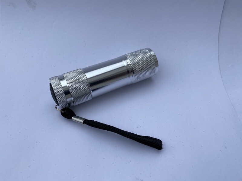 LED Flashlight - Silver