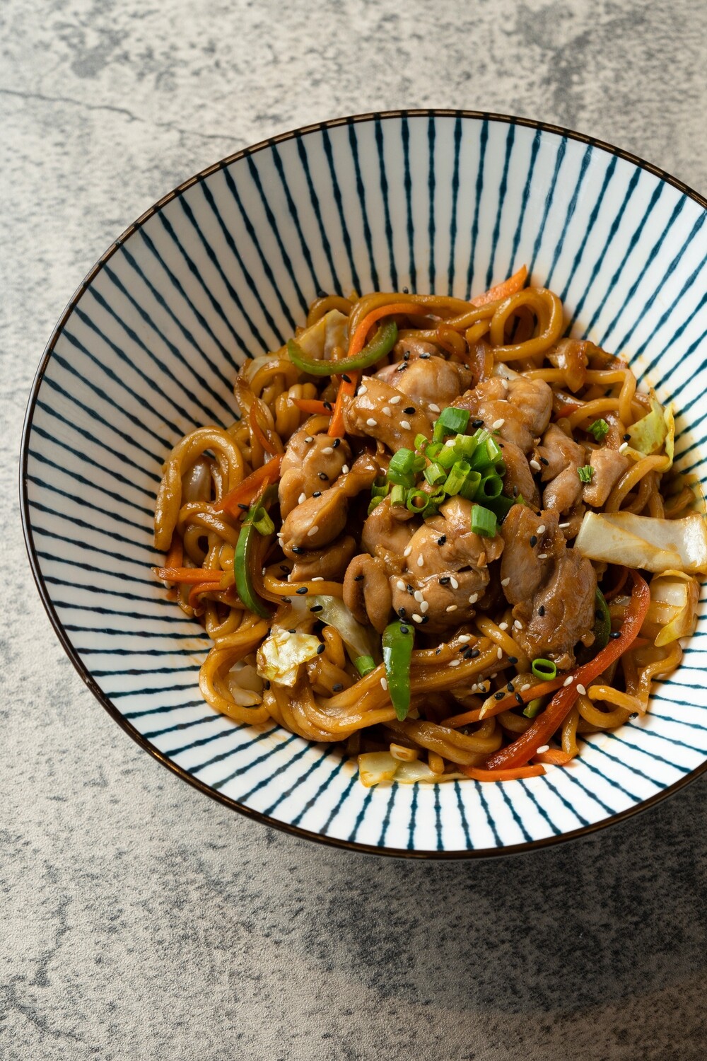 Chicken Yakiudon