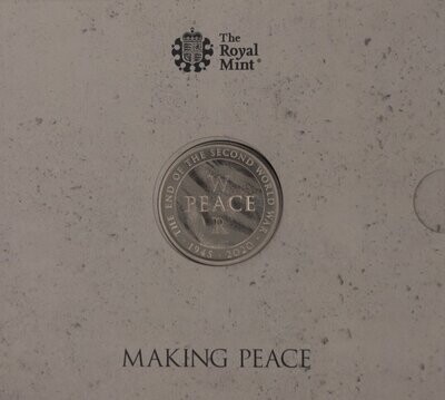 2020 Making Peace Brilliant Uncirculated £5 coin