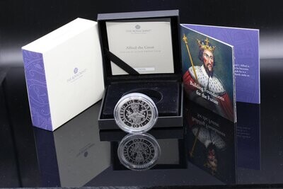 2021 UK £5 Silver Proof Alfred the Great Silver Proof Coin