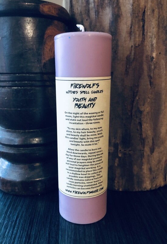 YOUTH & BEAUTY MAGICK Pillar Candle