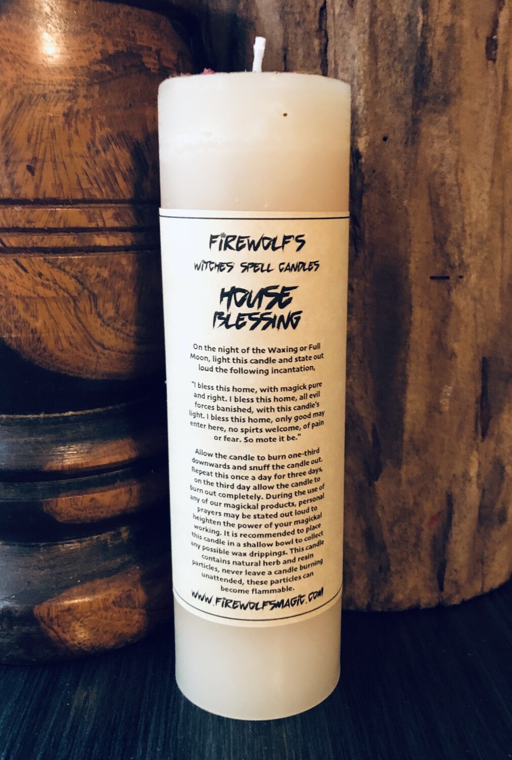 HOUSE BLESSING MAGICK Pillar Candle