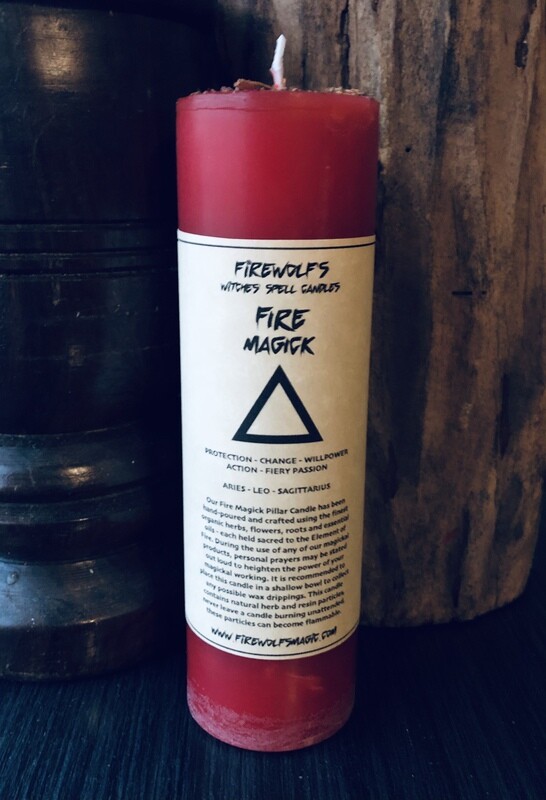 FIRE MAGICK Pillar Candle