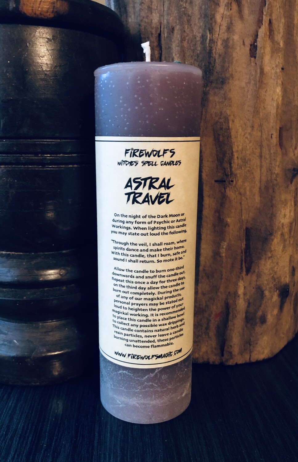 ASTRAL TRAVEL MAGICK Pillar Candle
