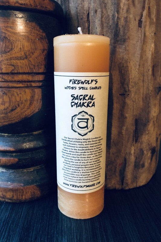 SACRAL CHAKRA MAGICK​  Pillar Candle