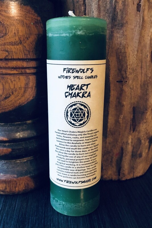 HEART CHAKRA MAGICK​ Pillar Candle