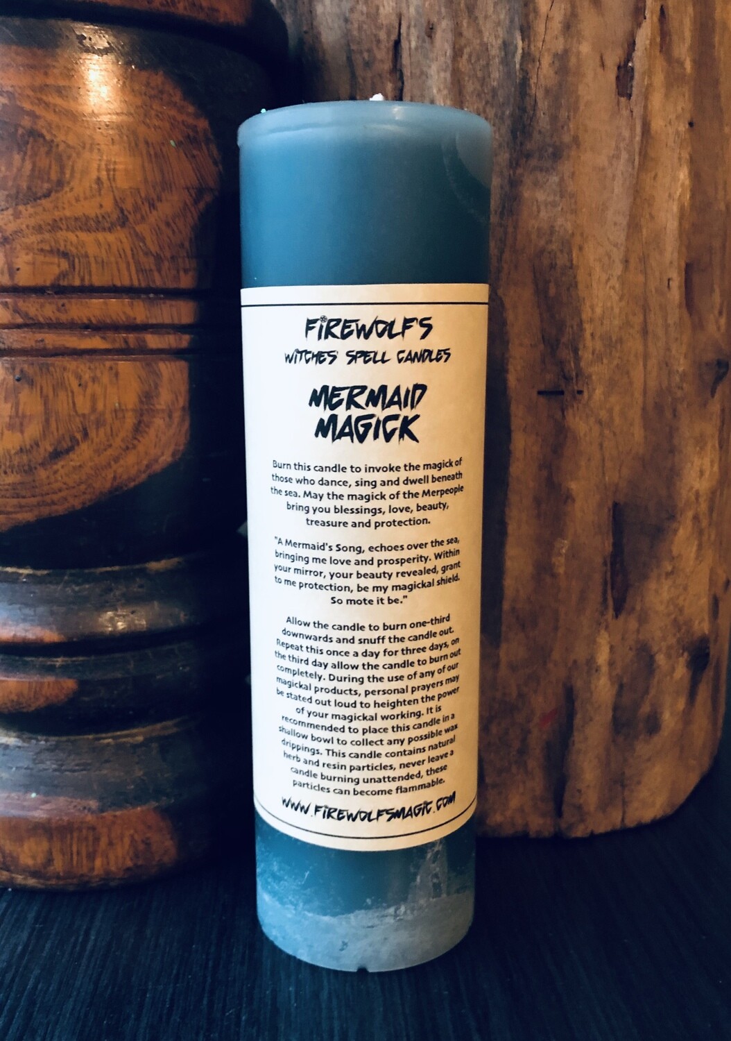 MERMAID MAGICK Pillar Candle