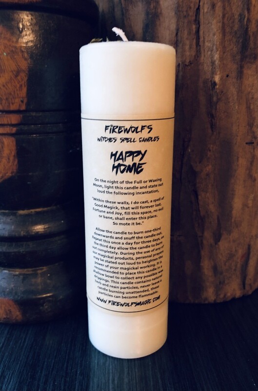 HAPPY HOME MAGICK Pillar Candle