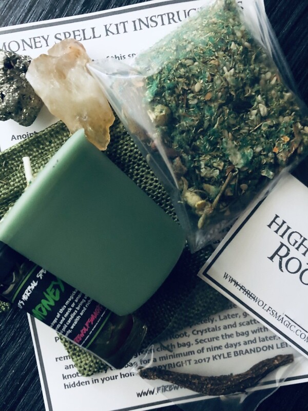 MONEY DRAWING Witches' Spell Kit