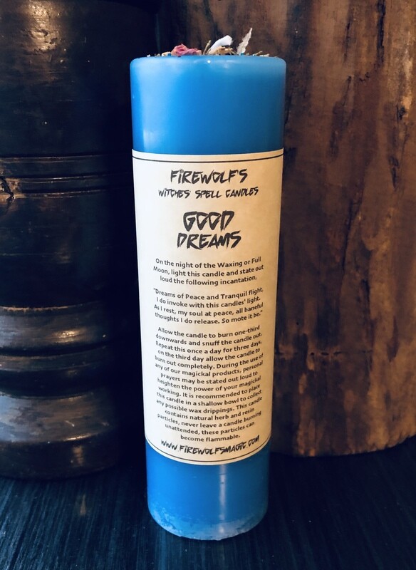 GOOD DREAMS MAGICK Pillar Candle