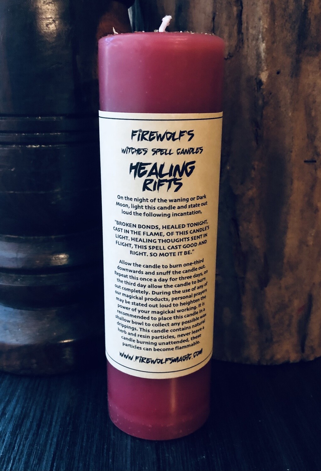 HEALING RIFTS MAGICK Pillar Candle