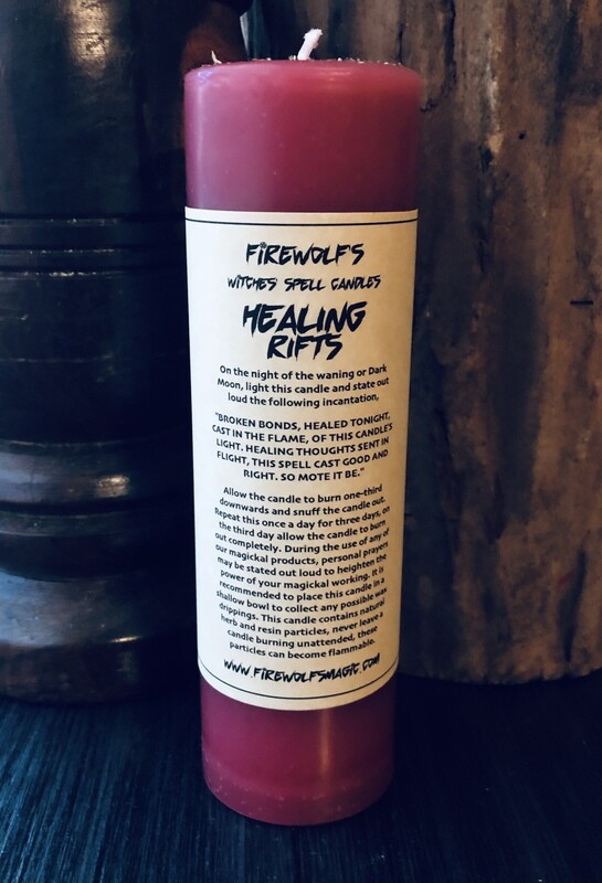 HEALING RIFTS MAGICK Pillar Candle
