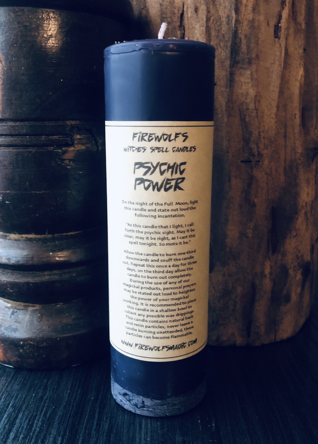 PSYCHIC POWER MAGICK Pillar Candle