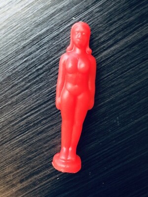 FEMALE SHAPED Figure Candle (Red)