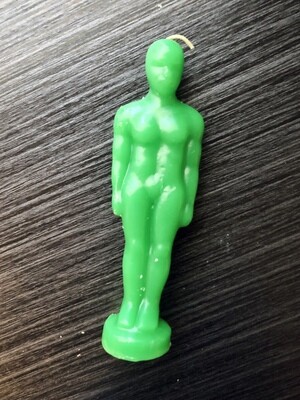 ​MALE SHAPED Figure Candle (Green)