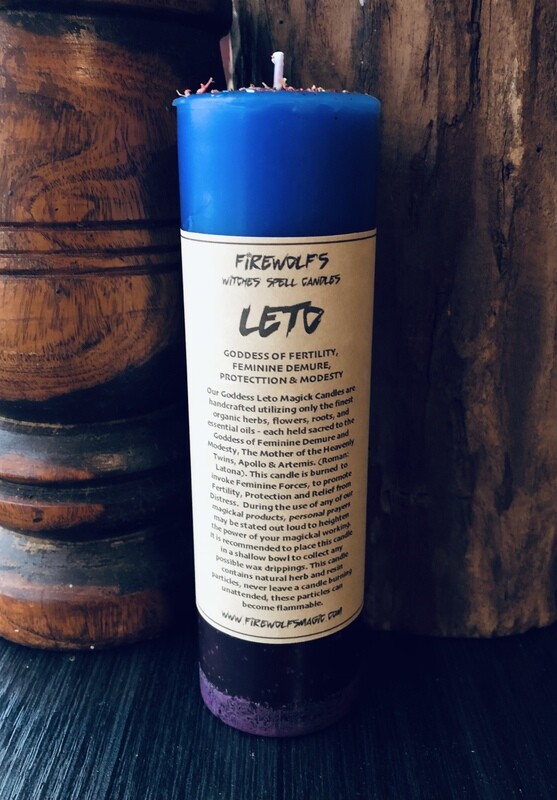 LETO MAGICK Pillar Candle