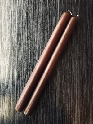 TAPER CANDLES (Brown 9.5")