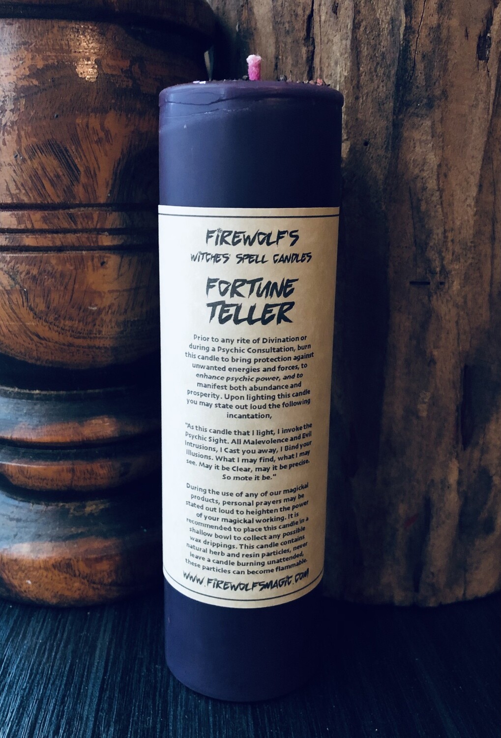 FORTUNE TELLER MAGICK Pillar Candle