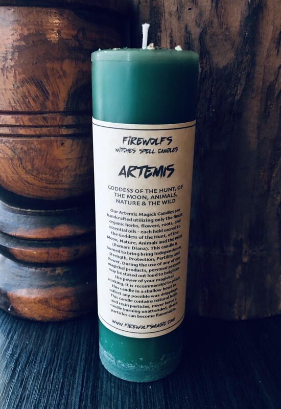 ARTEMIS MAGICK Pillar Candle