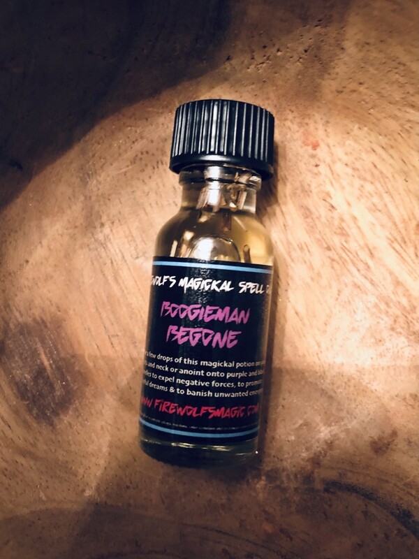 BOOGIEMAN BEGONE Ritual Oil