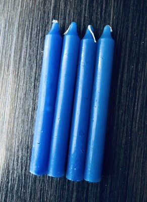 TAPER CANDLES (Blue 6")