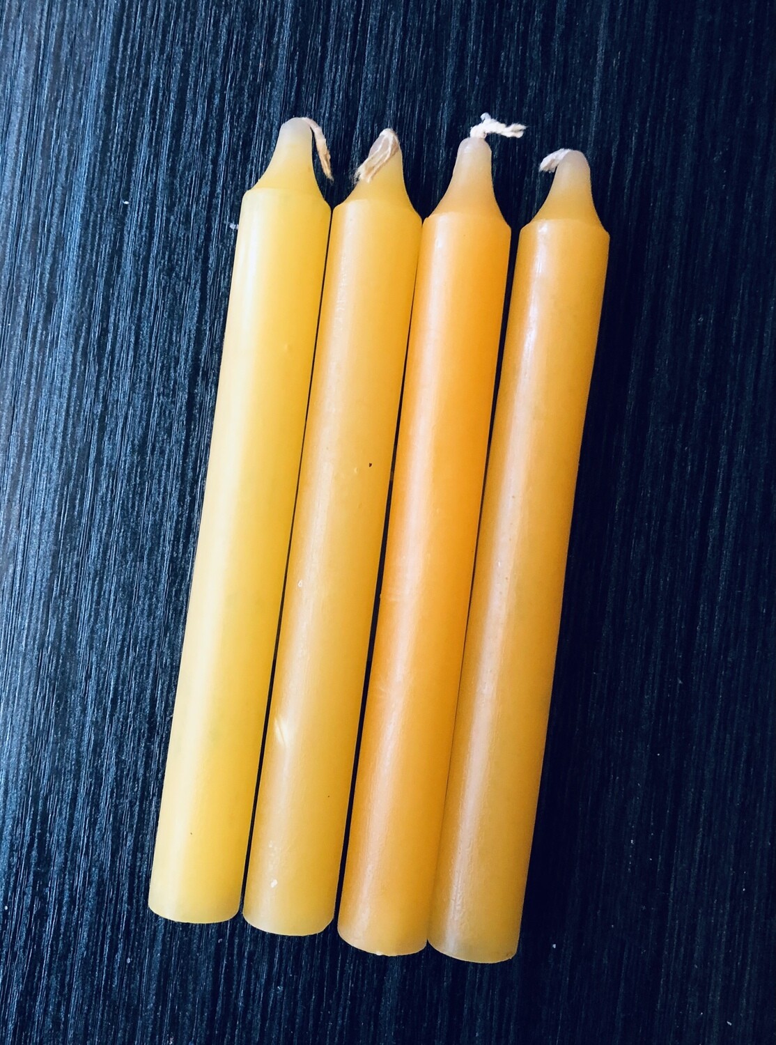 TAPER CANDLES (Yellow 6")