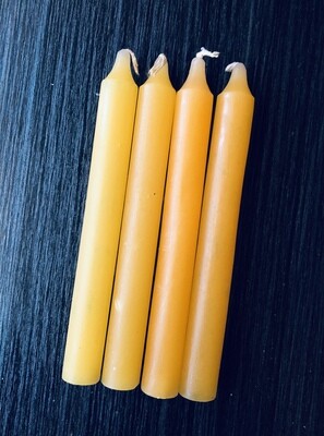 TAPER CANDLES (Yellow 6")