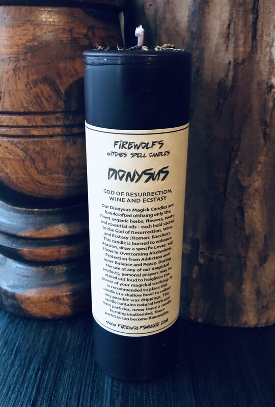 DIONYSUS MAGICK Pillar Candle