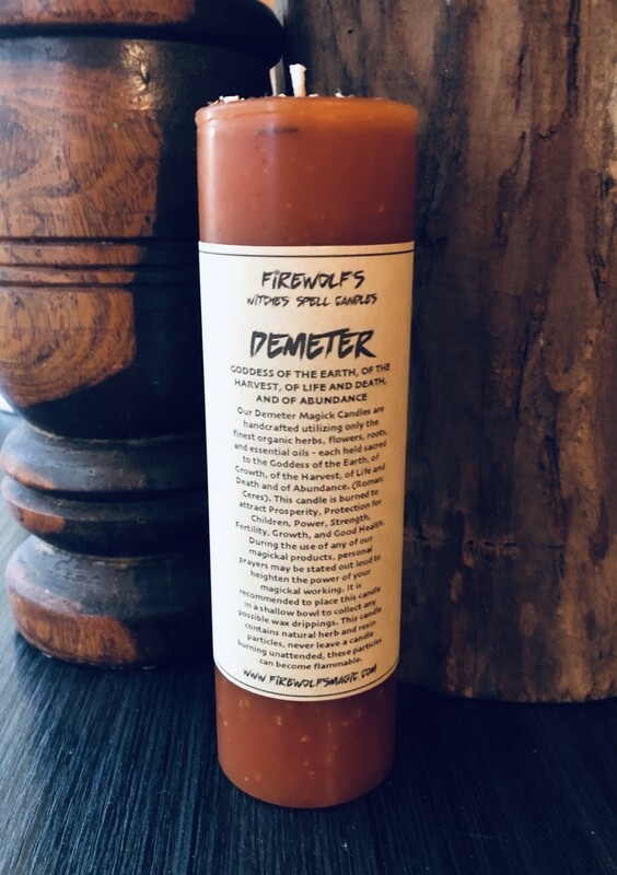 DEMETER MAGICK Pillar Candle