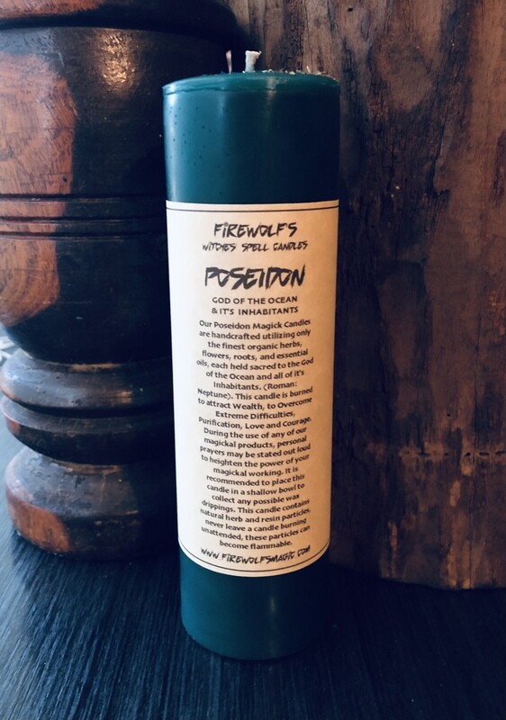POSEIDON MAGICK Pillar Candle
