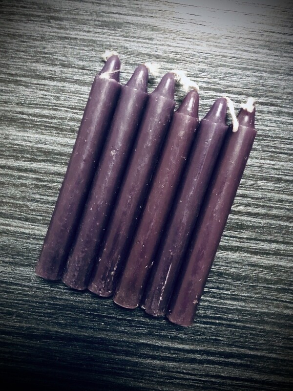 CHIME CANDLES (Purple 4")