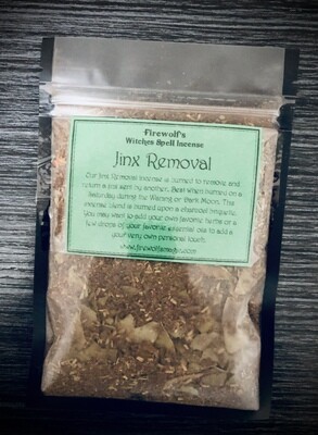 JINX REMOVAL Witches' Ritual Incense