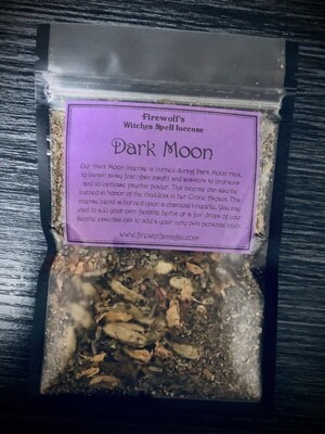 DARK MOON Witches' Ritual Incense