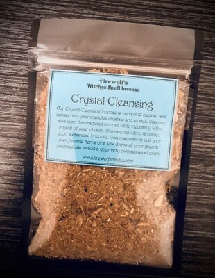 CRYSTAL CLEANSING Witches' Ritual Incense