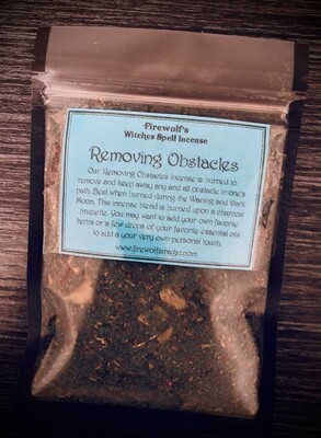 REMOVING OBSTACLES Witches' Ritual Incense