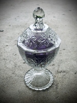 DARK MOON MAGICK - Vintage Glass Candle