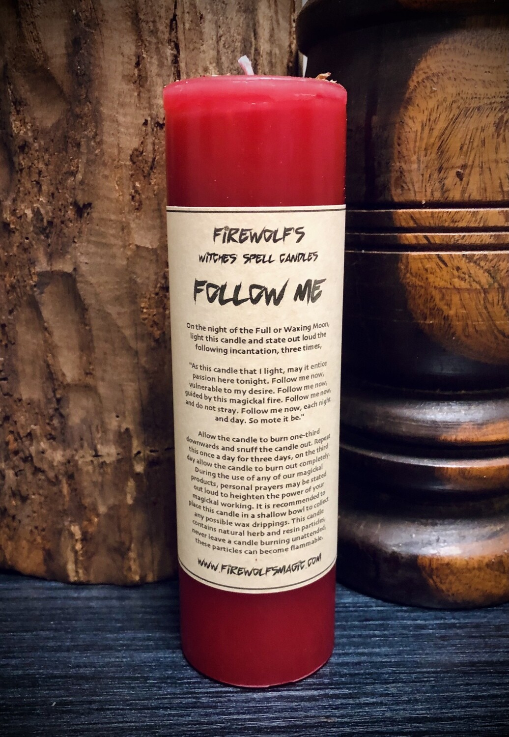 FOLLOW ME MAGICK Pillar Candle