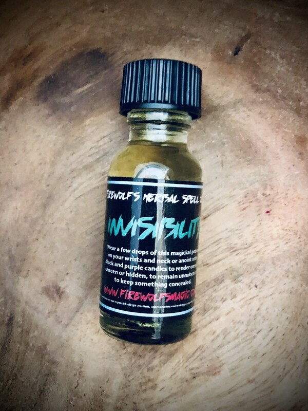 INVISIBILITY MAGICK Ritual Oil