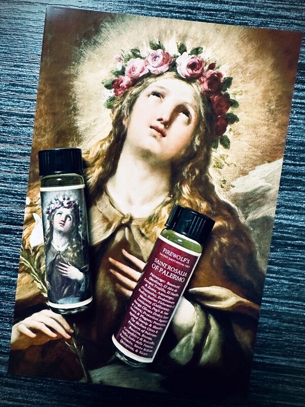 SAINT ROSALIA OF PALERMO - Sacred Saint Ritual Oil