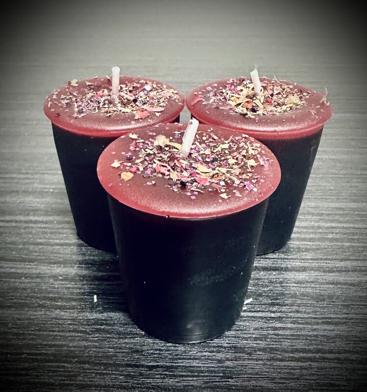 DARK MOON Votive Candles (Set of 3)