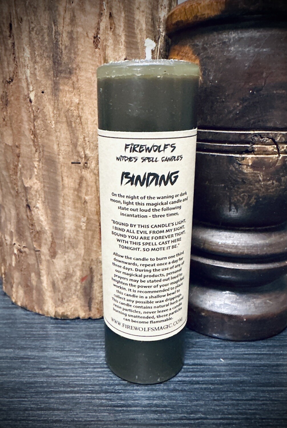 BINDING Ritual Pillar Candle