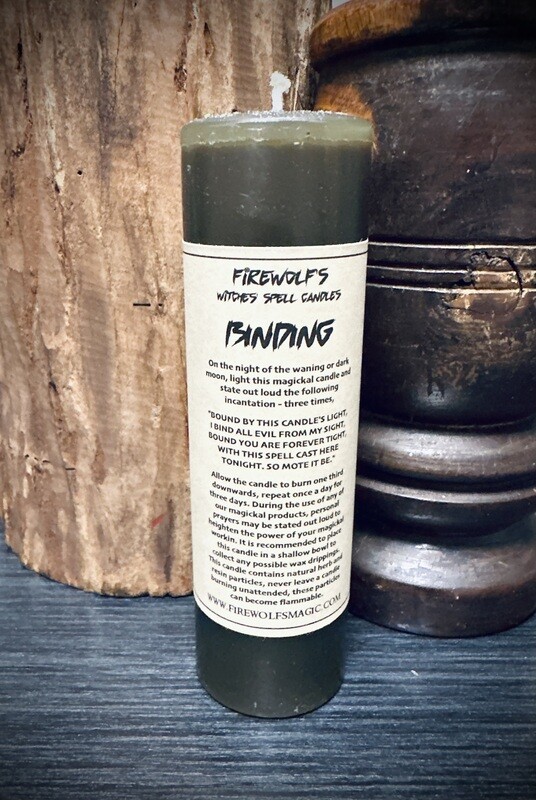 BINDING Ritual Pillar Candle