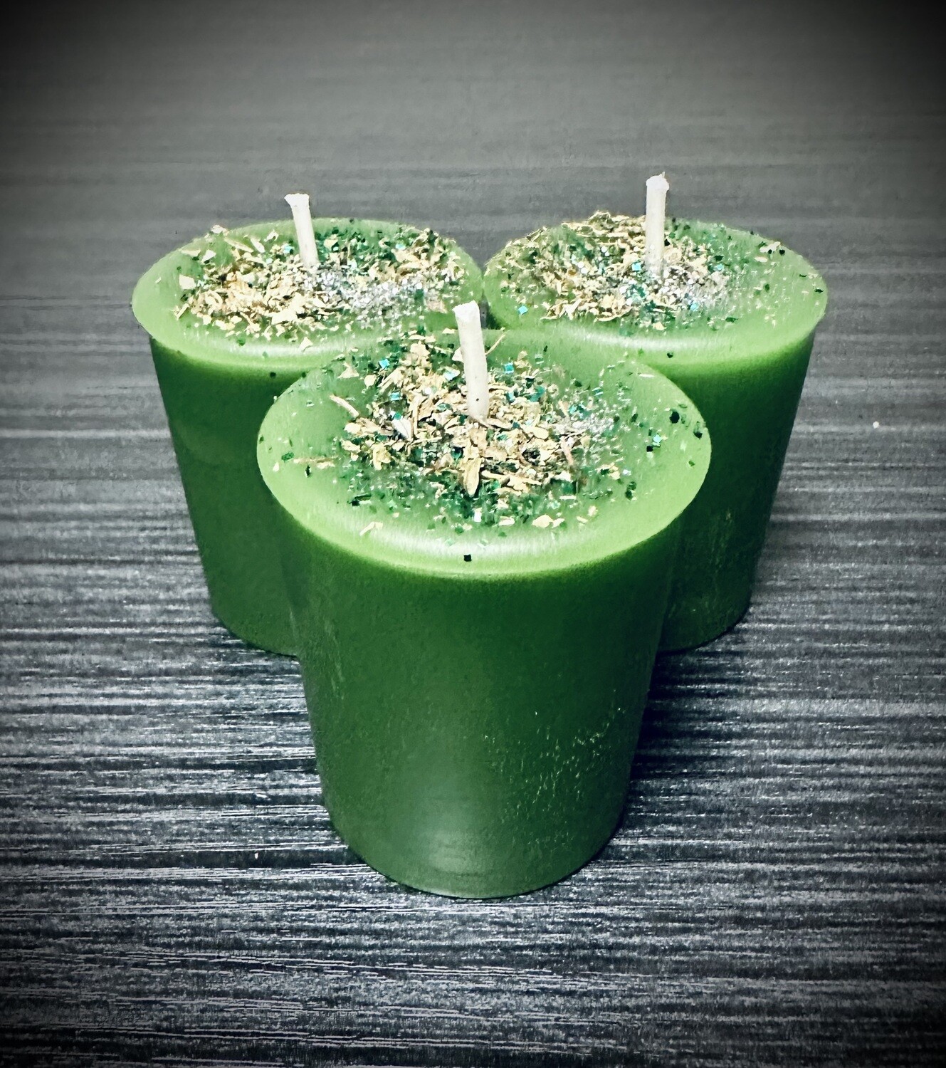 GREEN EYE Votive Candles (Set of 3)