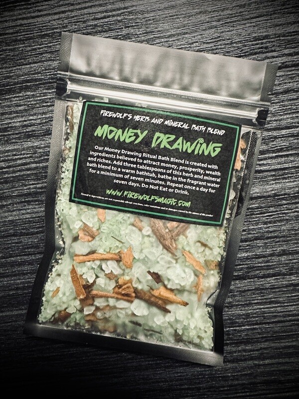 MONEY DRAWING Ritual Bath Blend