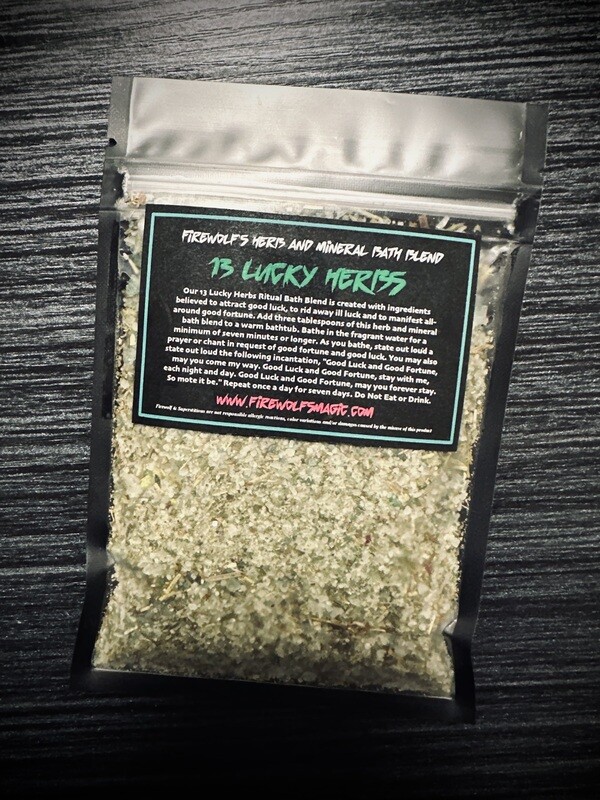 13 LUCKY HERBS Ritual Bath Blend