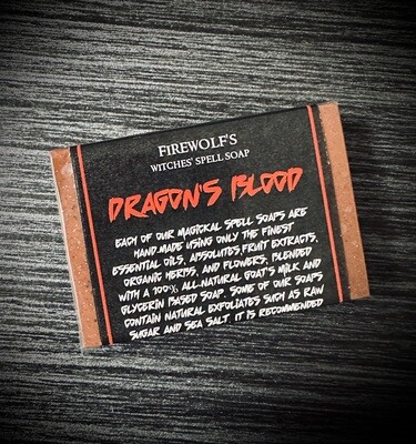DRAGON’S BLOOD Witches’ Magick Soap