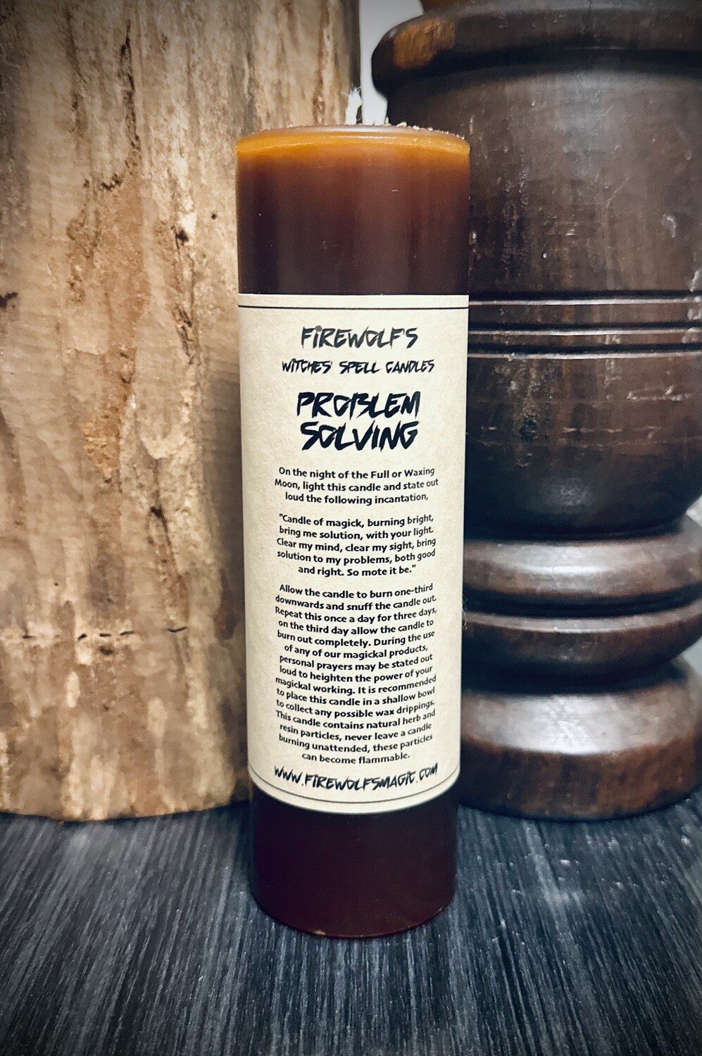 PROBLEM SOLVING MAGICK Pillar Candle